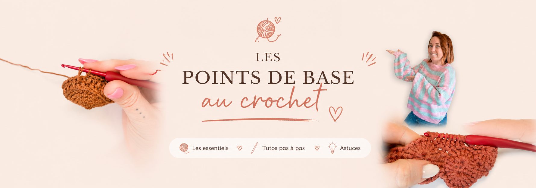 Les points de base au crochet
