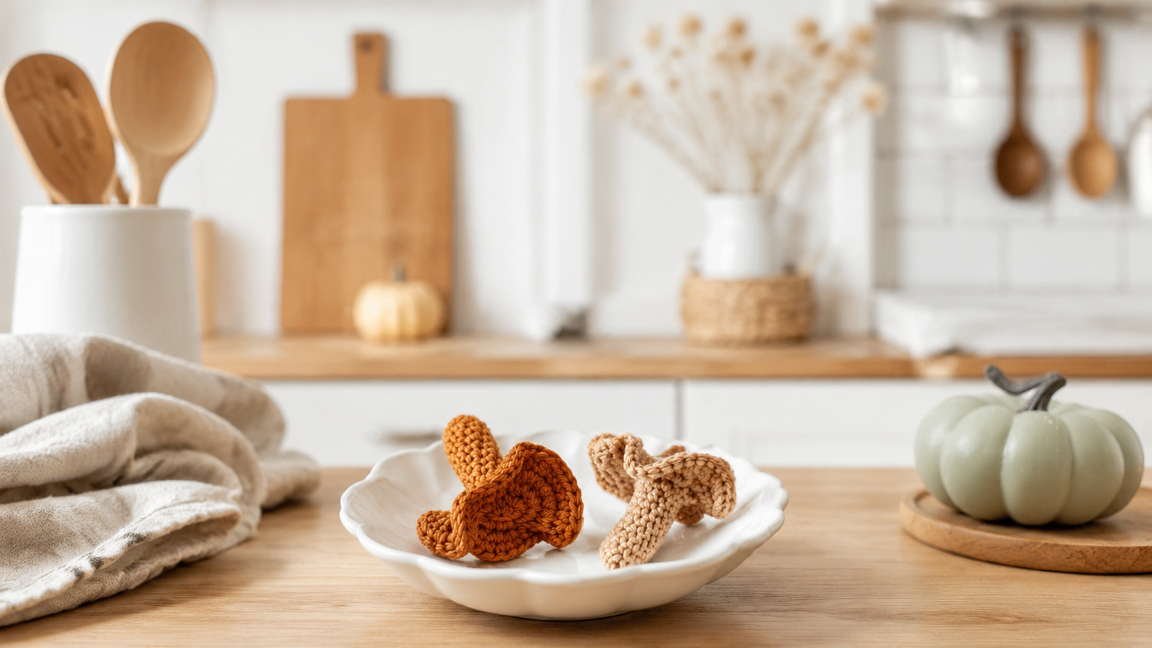 Les chanterelles au crochet (Niveau débutant)