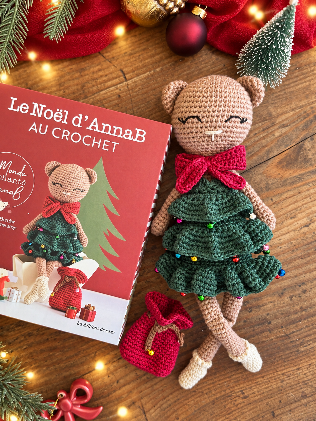 Kit de L'oursonne - Le Noël d'AnnaB au crochet