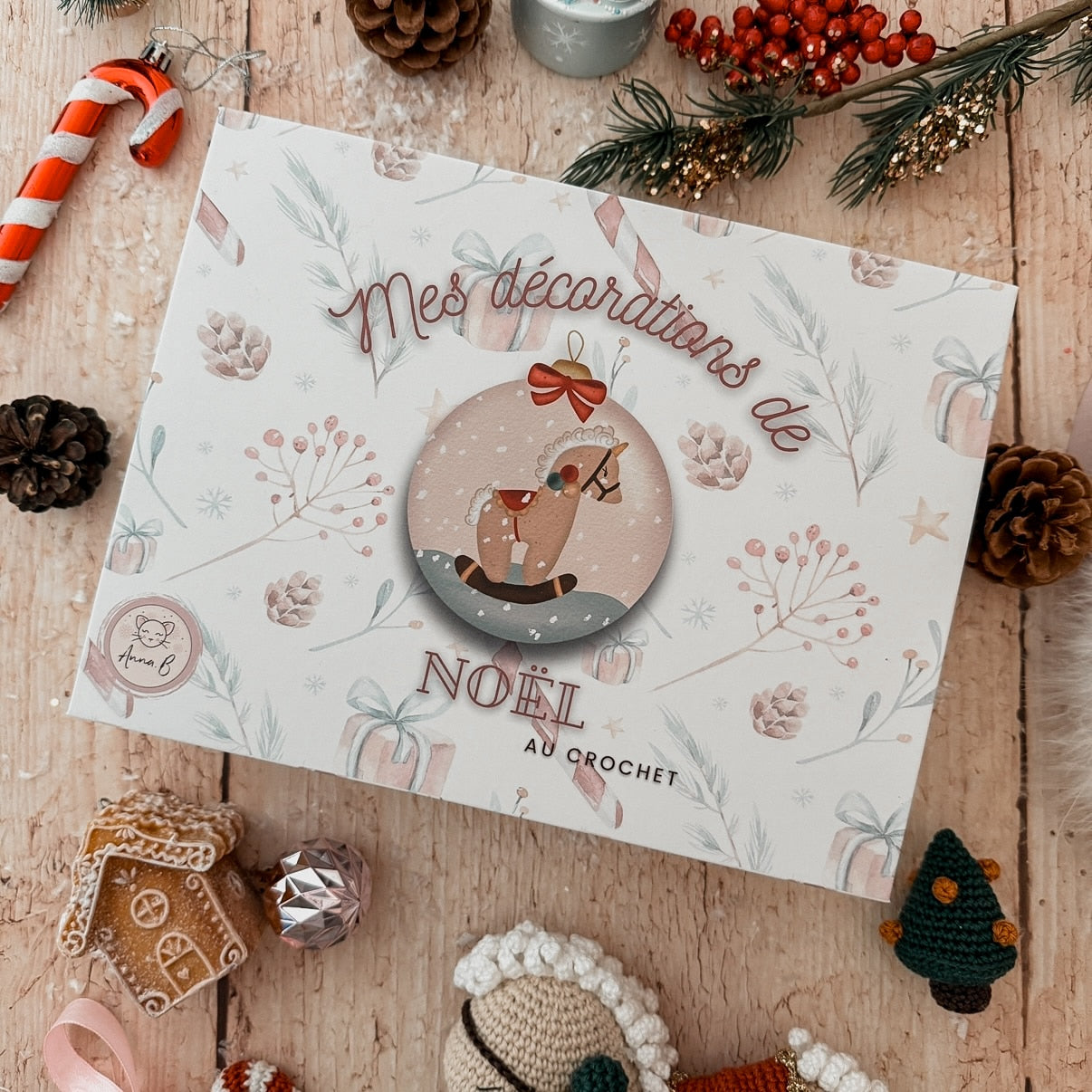 Coffret "mes décorations de Noël au crochet"