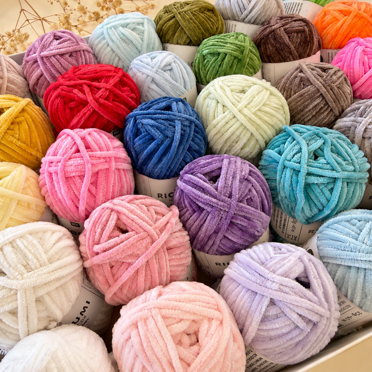 Coffret 30 Pelotes Ricorumi Nilli Nilli