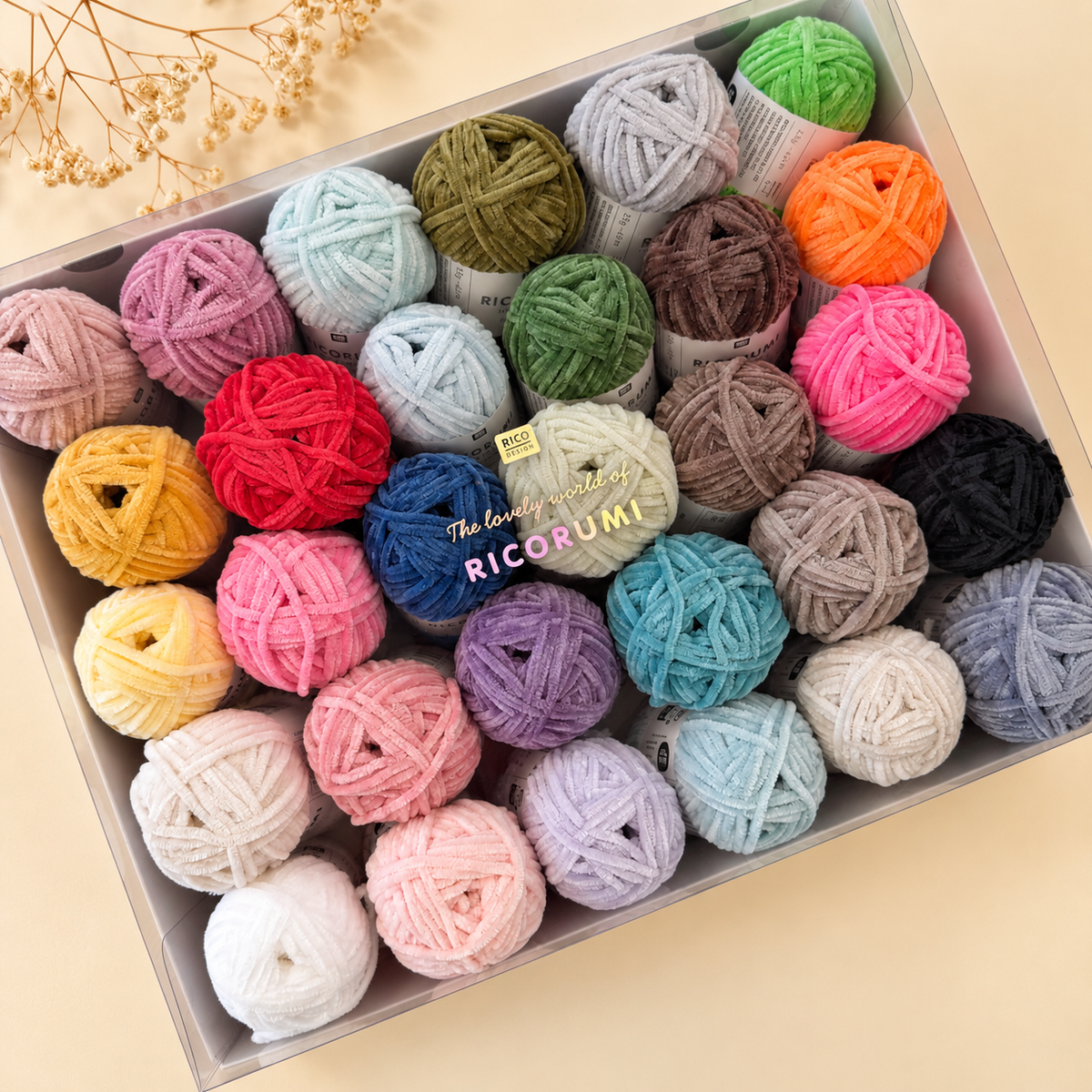 Coffret 30 Pelotes Ricorumi Nilli Nilli