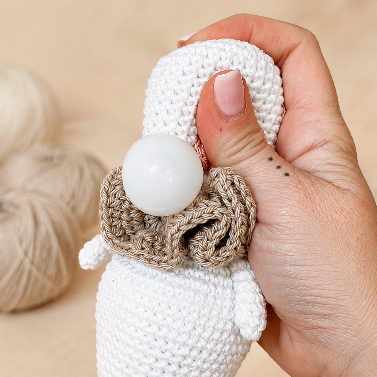 Balle à presser pour amigurumi