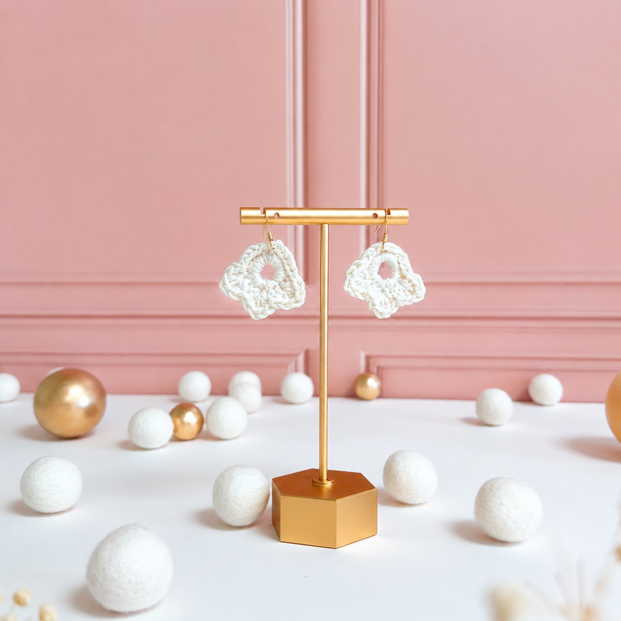 Patron des boucles d'oreilles