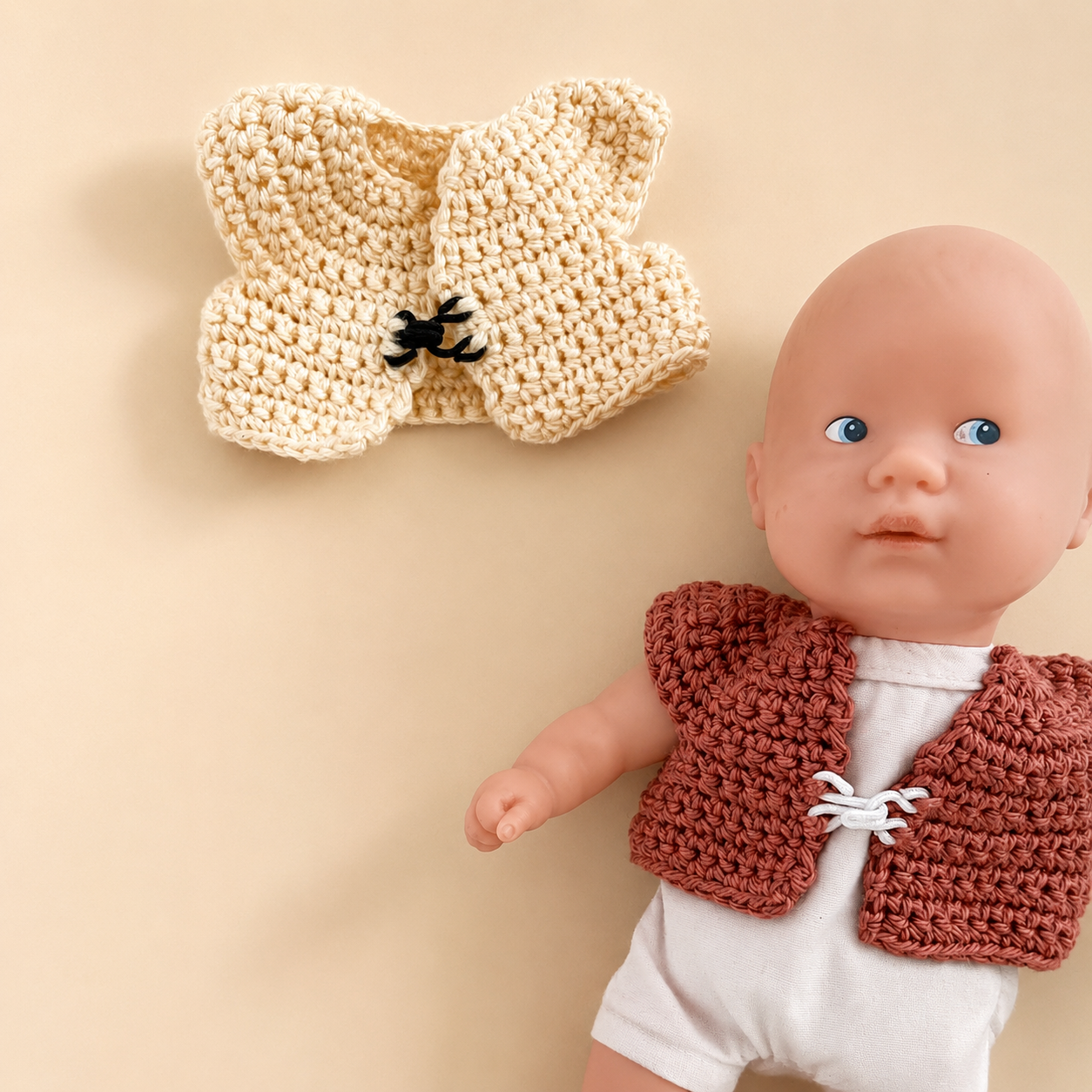 Mini bouton crochet