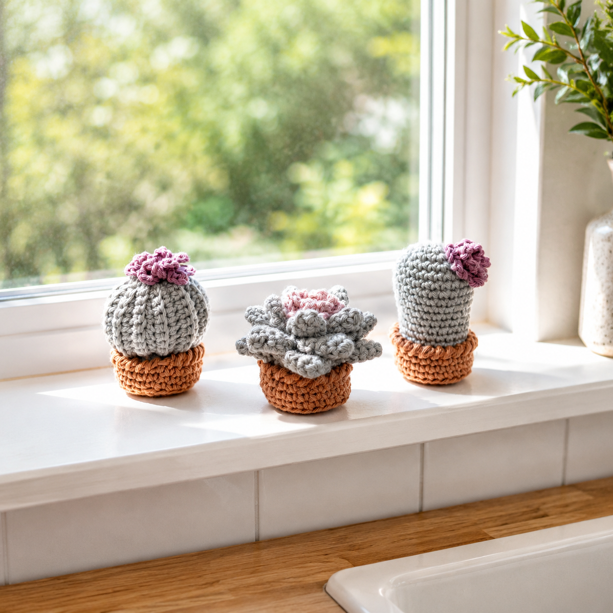 Patron des 3 minis cactus