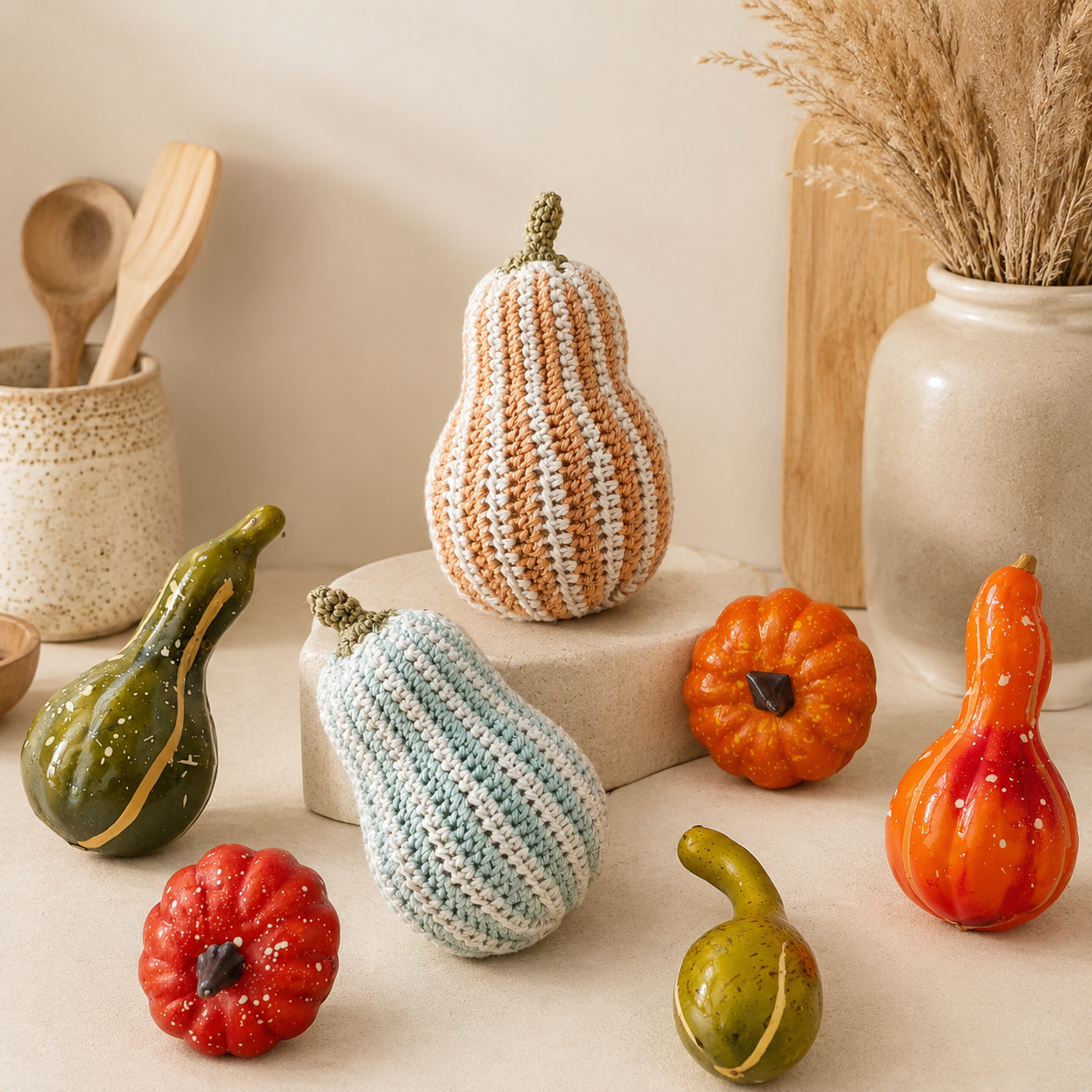 Patron des courges d'automne
