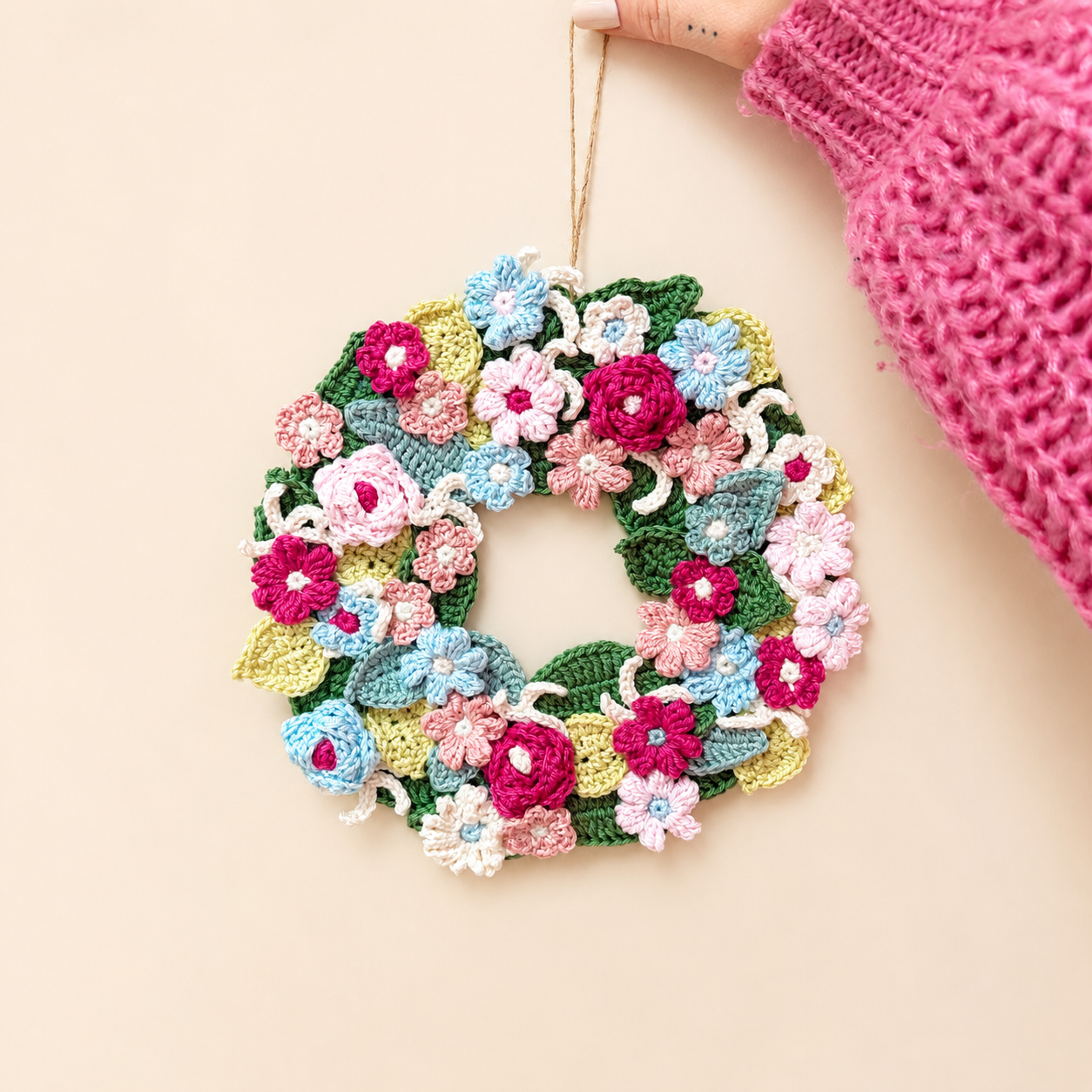 Patron de la couronne de printemps