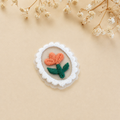 Écusson à coudre "dentelle fleurie"