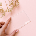 Étiquette transparente