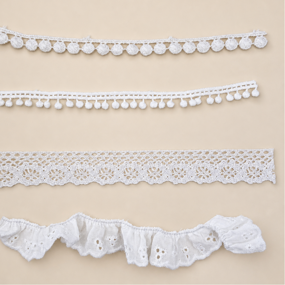 Galon de dentelle en coton