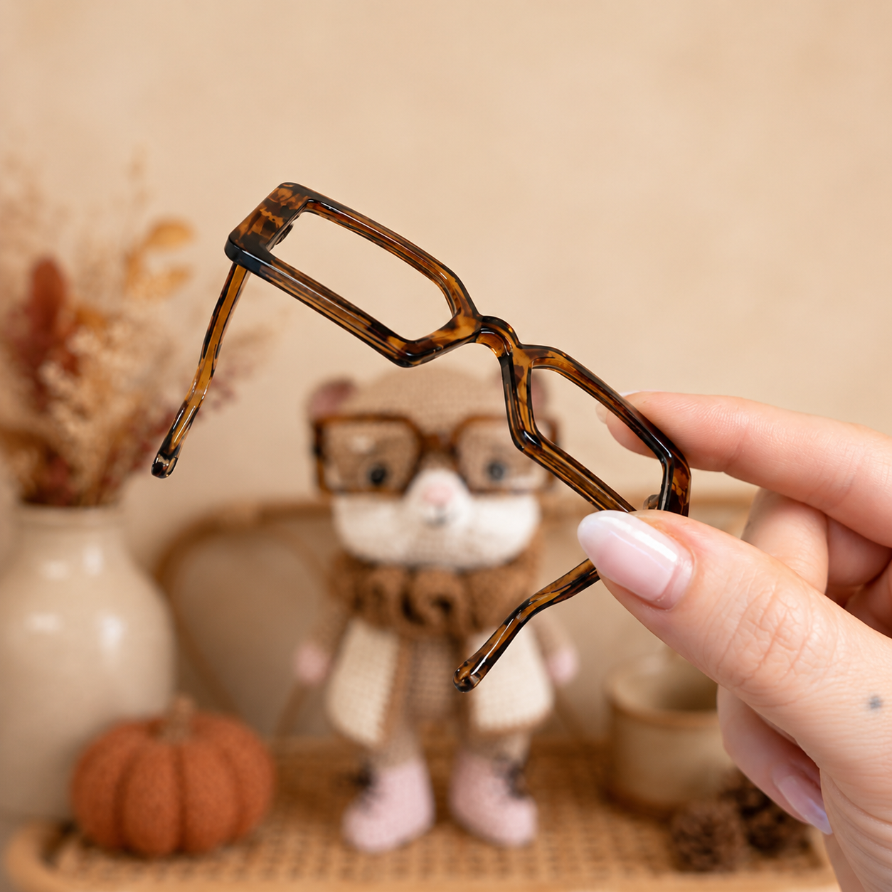 Grandes lunettes pour poupée