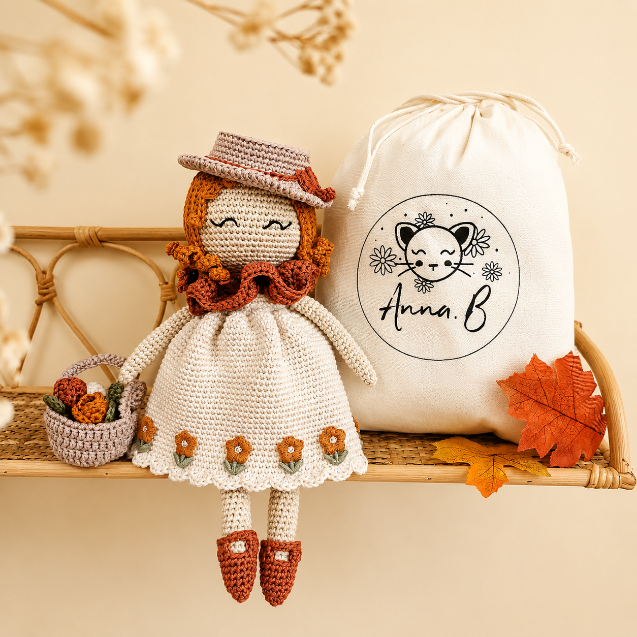Kit de la poupée "Jolly à l'automne cosy"