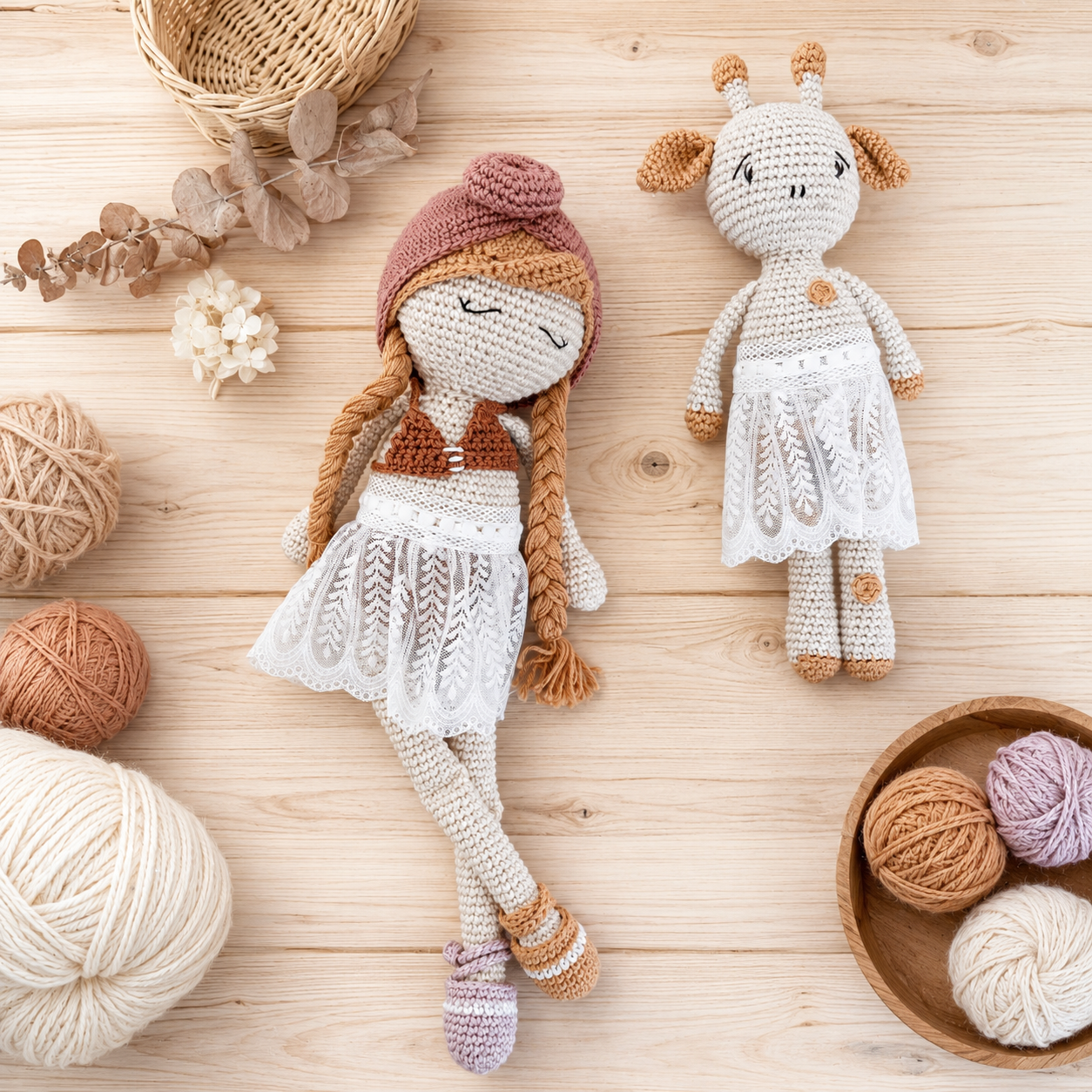 Jupe en dentelle pour Amigurumi