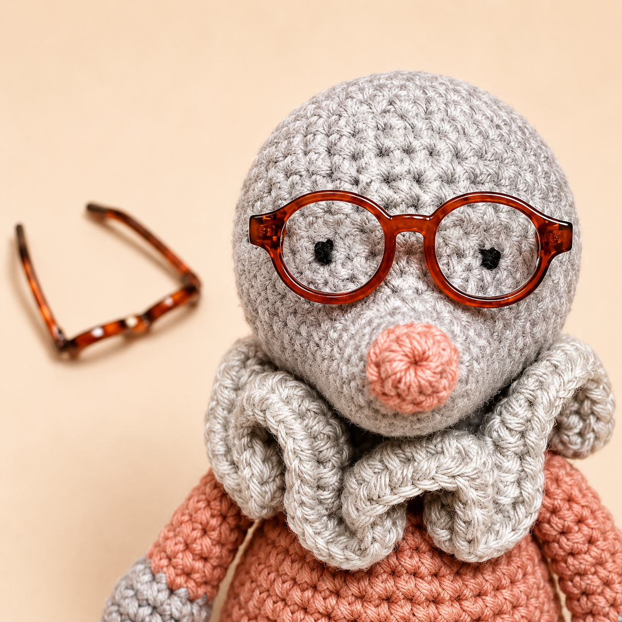 Mini lunettes épaisses pour amigurumis