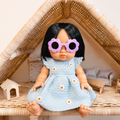 Mini paire de lunettes fleur