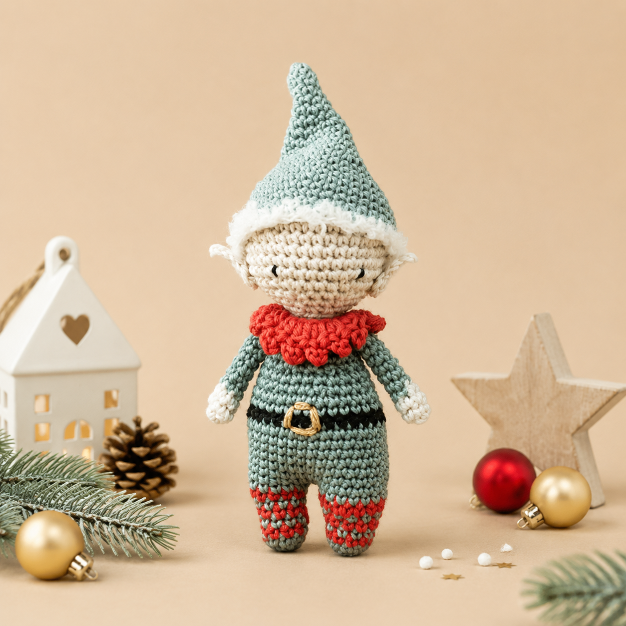 Patron du lutin vert