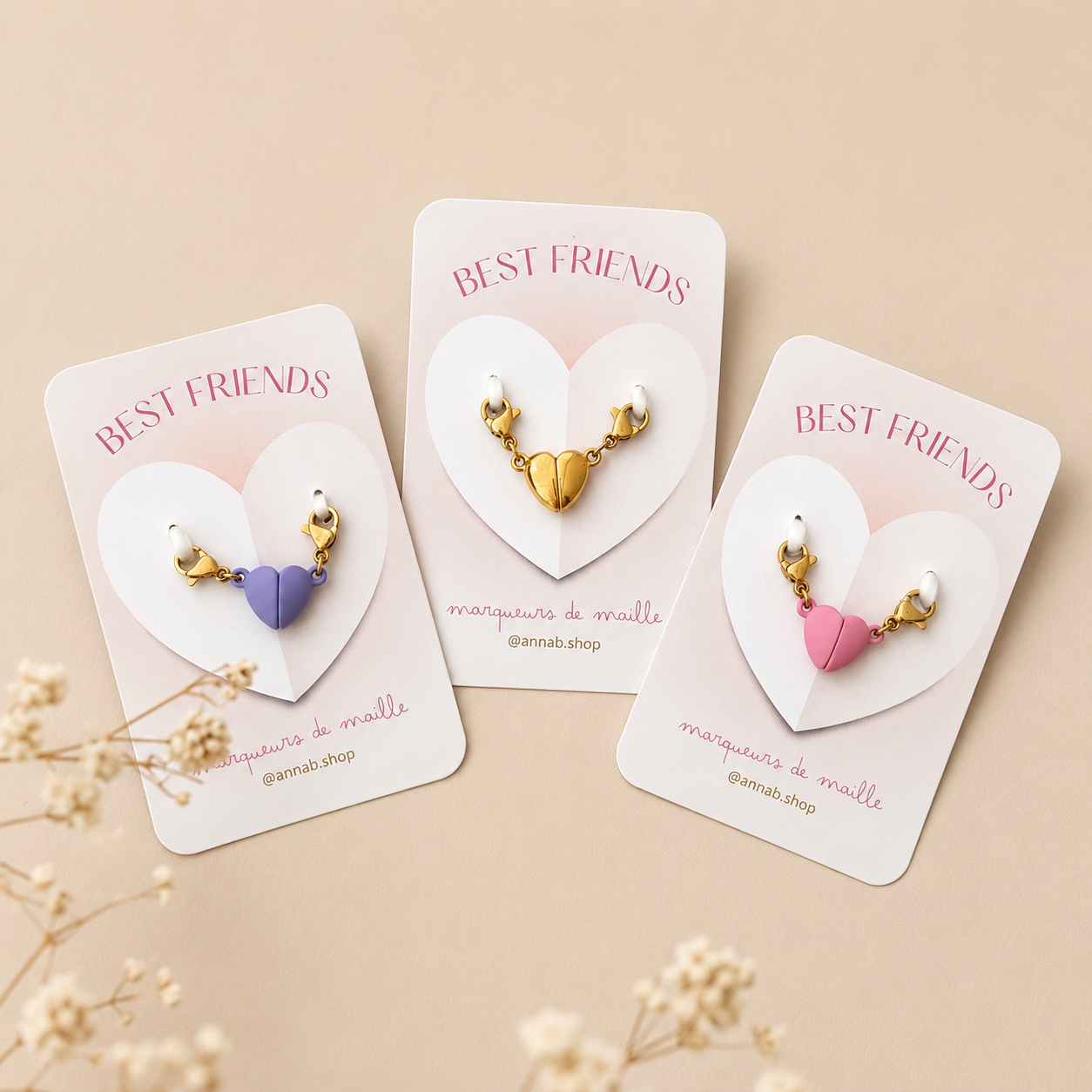 Marqueurs de maille BEST FRIENDS