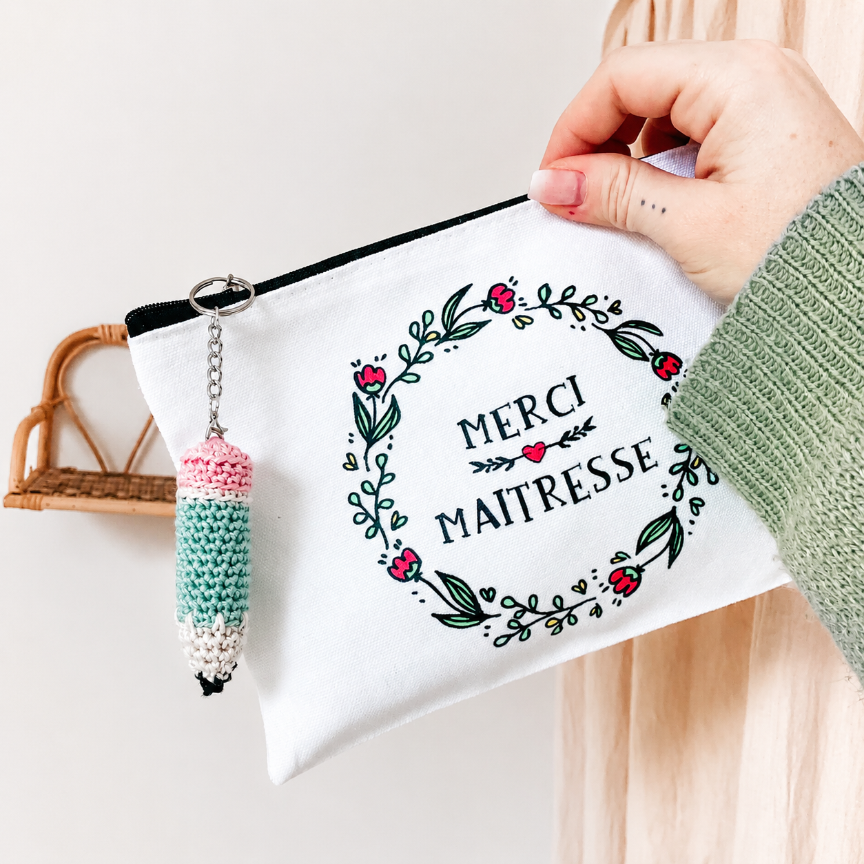 Patron "MERCI maîtresse"