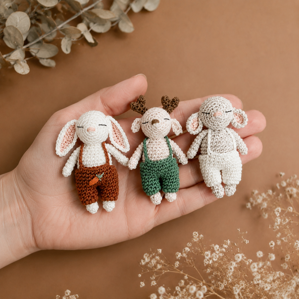 Patron de Miette, Pinpin et Tom