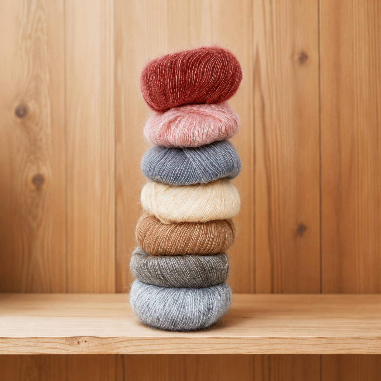 Laine effet mohair