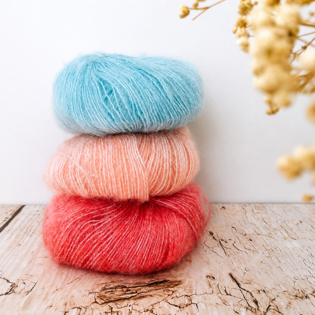 Laine effet mohair