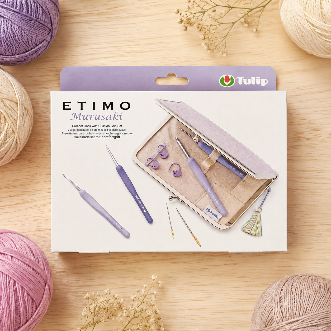 Pack crochet Tulip Murasaki