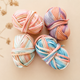 Pelote de fil spaghetti multicolore