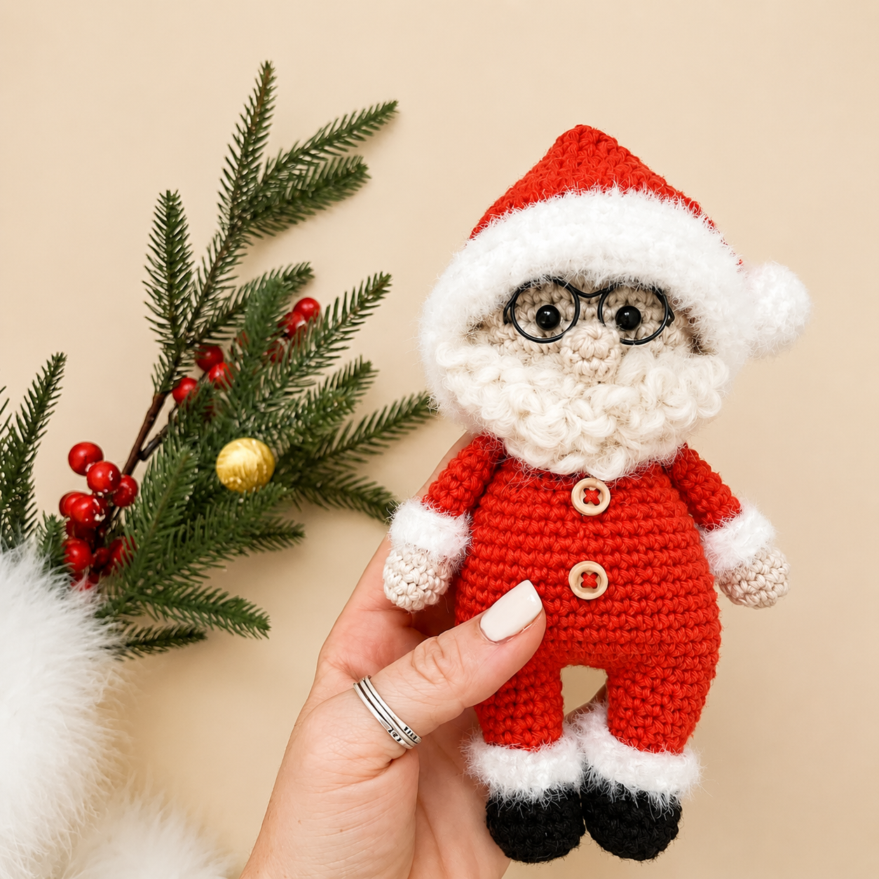 Mini lunettes tige pour amigurumi