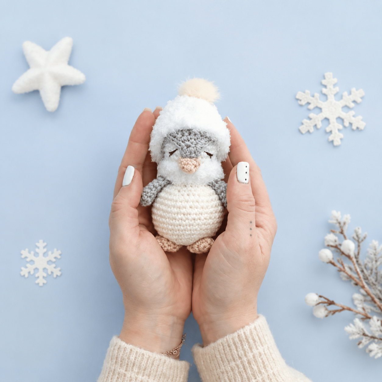Patron du mini pingouin
