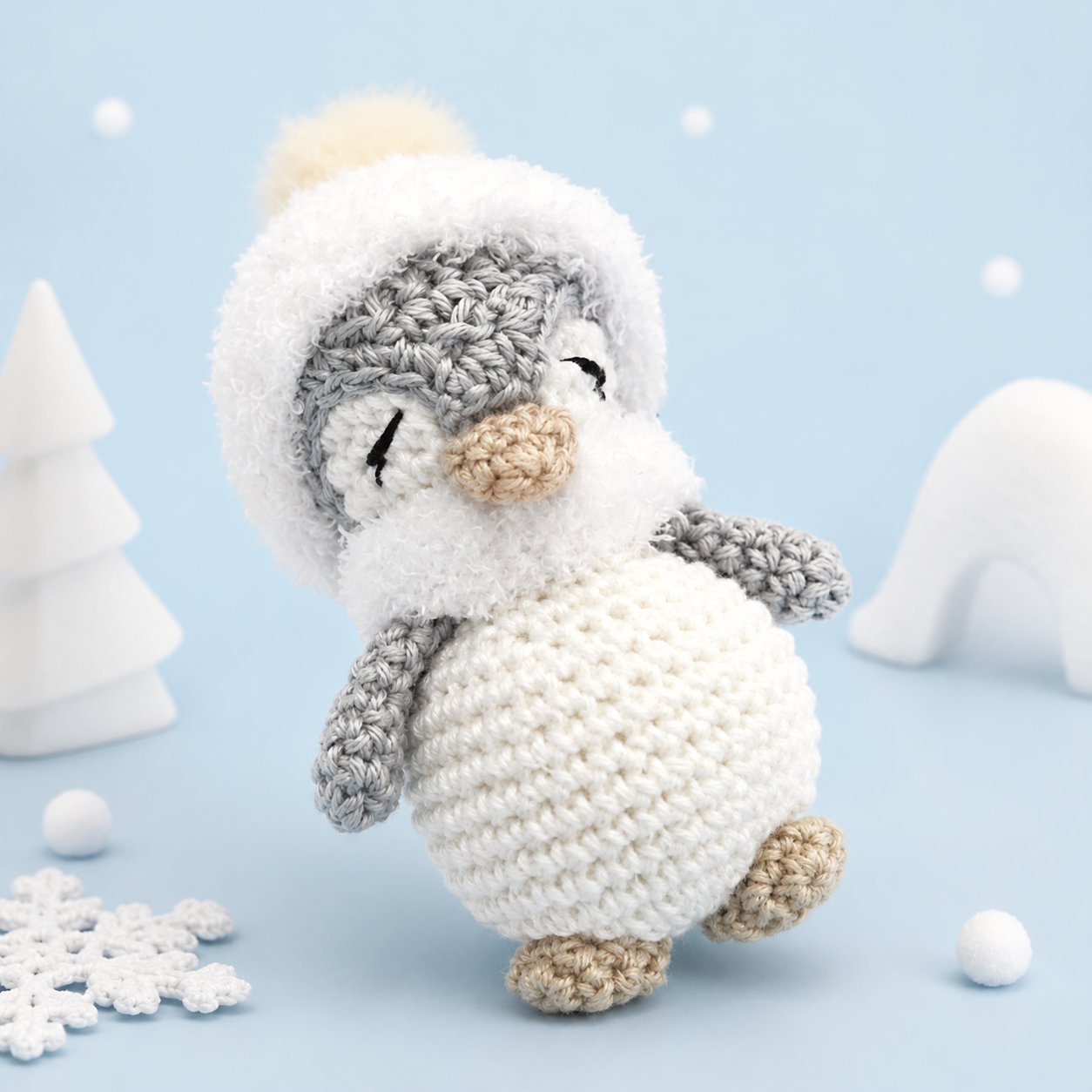 Patron du mini pingouin
