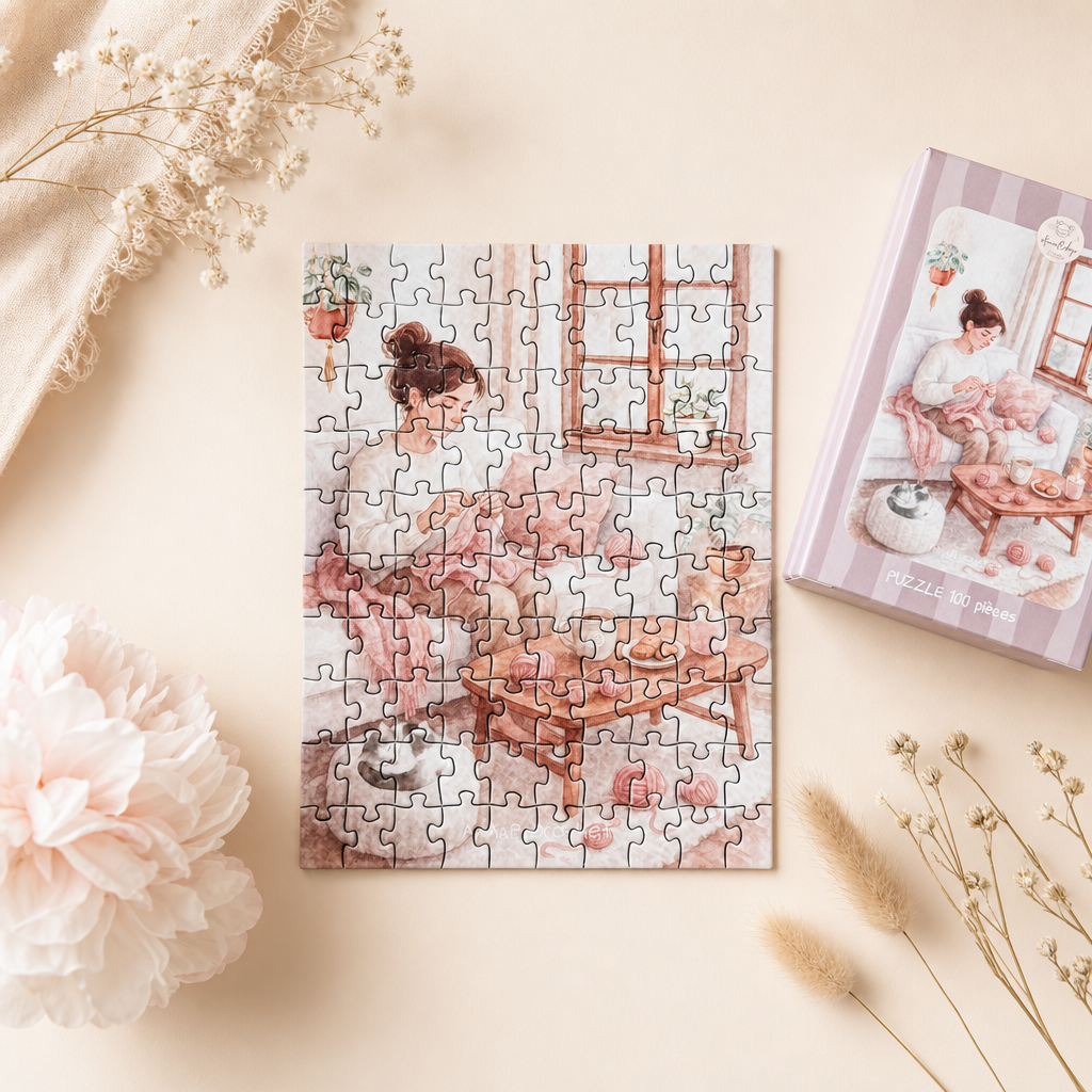 Mini puzzle AnnaB crochet (100 pièces)