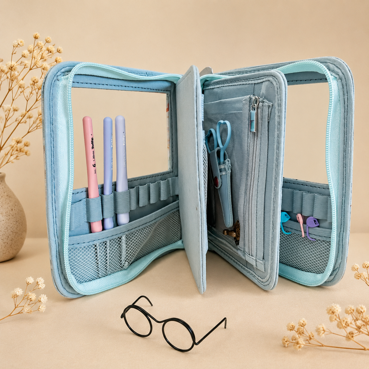 Maxi trousse range crochet