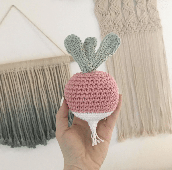 patron crochet radis amigurumi annab