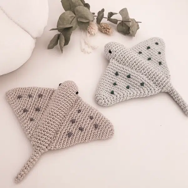 raie manta, annab, crochet, amigurumi, patron, annab