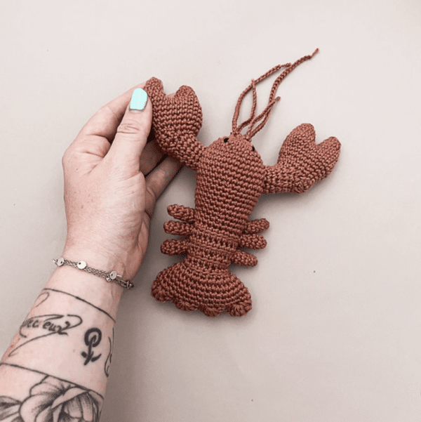 Annab crochet amigurumi patron homard pattern hook coton