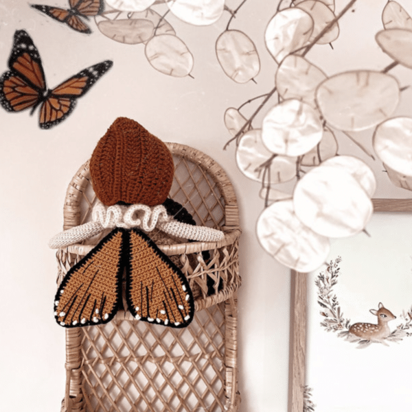 papillon, butterfly, crochet, amigurumi, patron, annab, hook, pattern, free pattern