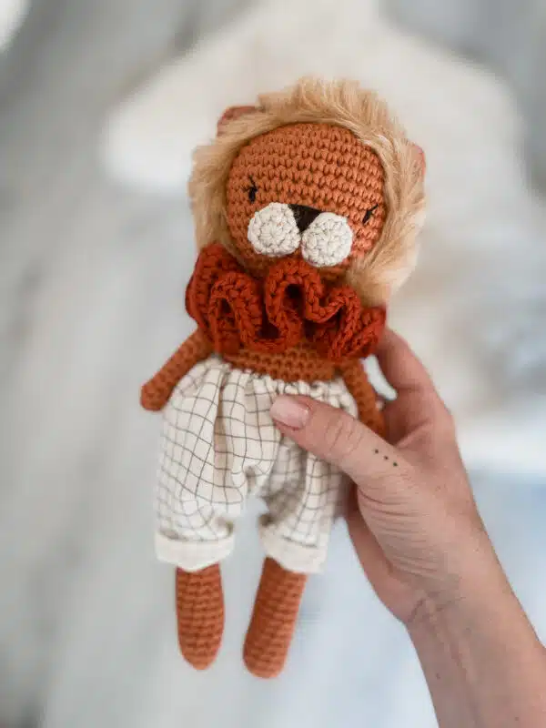 lion crochet amigurumi patron annab