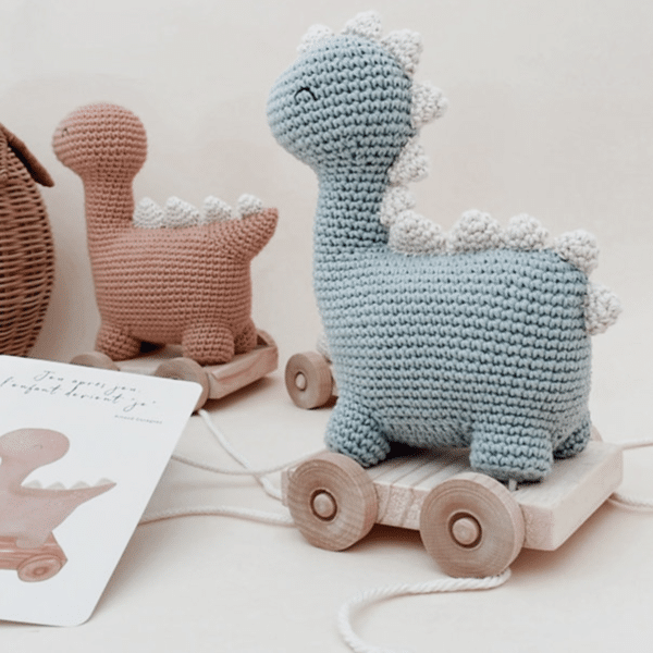 annab, kit doudou, kit, crochet, doudou, annab, patron, hook, dinosaure