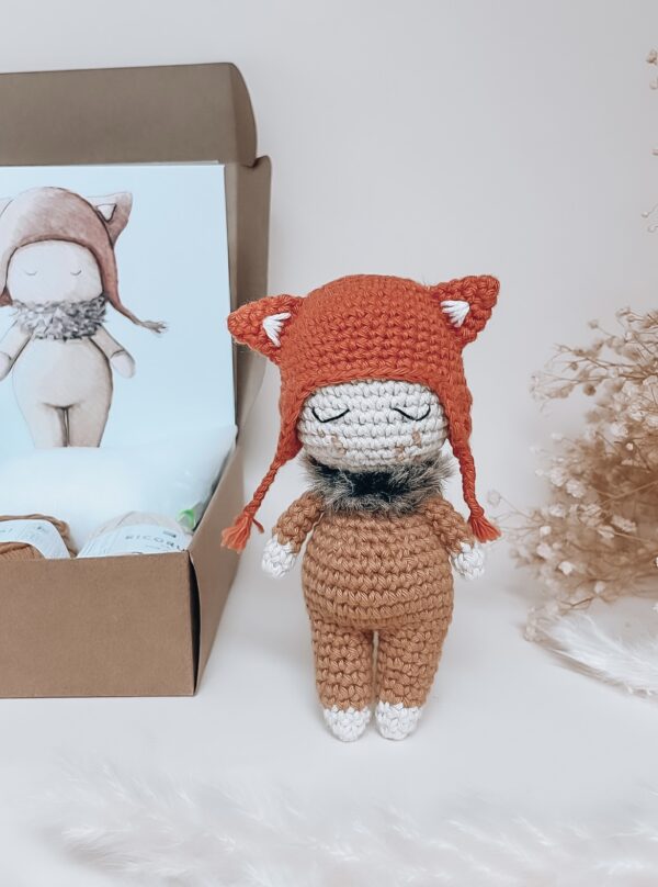 renard, miniz, kit, kit crochet, annab, amigurumi, fox, fox crochet