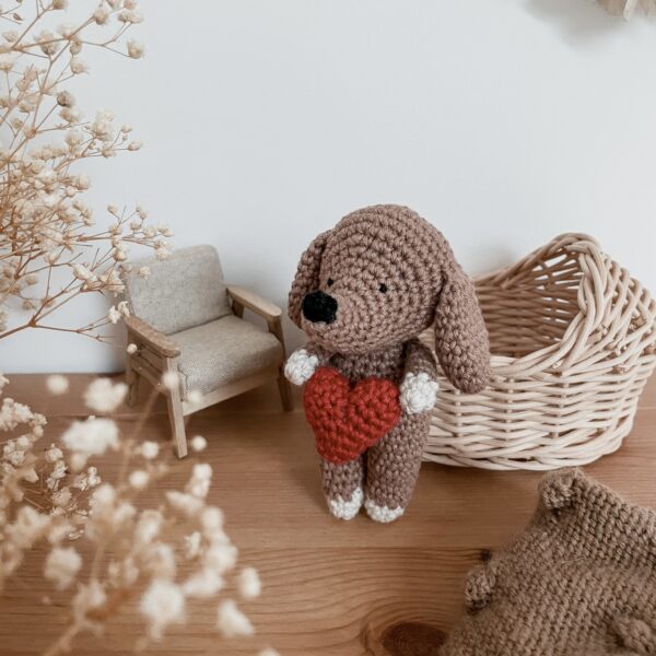 renard, miniz, kit, kit crochet, annab, amigurumi, dog, dog crochet