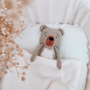 mon doudours, annab, crochet, amigurumi, ours, bear