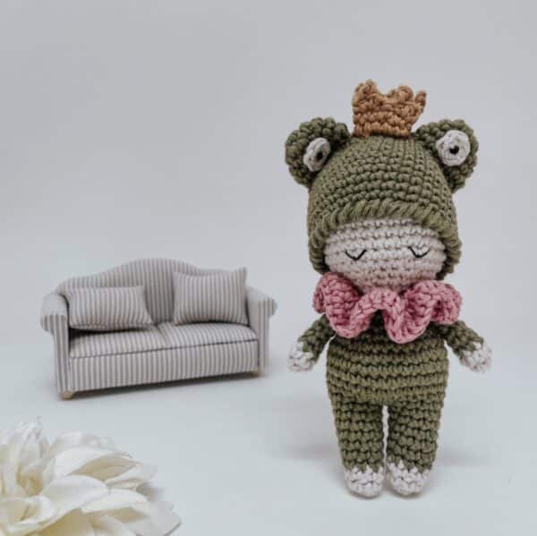 annab, grenouille, mini, frog, amigurumi, crochet