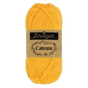 Coton Catona de Scheepjes 50g - 208 Or jaune