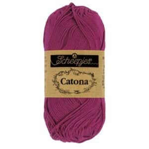 Coton Catona de Scheepjes 50g - 128 Violet syrien