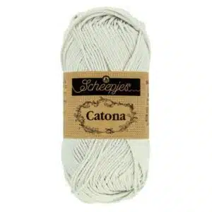 Coton Catona de Scheepjes 50g - 172 Argent clair
