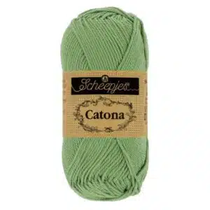 Coton Catona de Scheepjes 50g - 212 Vert sauge