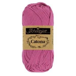 Coton Catona de Scheepjes 50g - 251 Rose des jardins