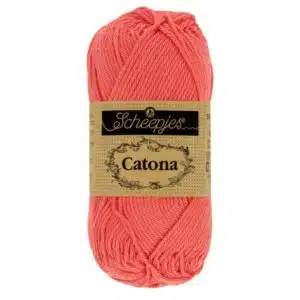 Coton Catona de Scheepjes 50g - 252 Pastèque