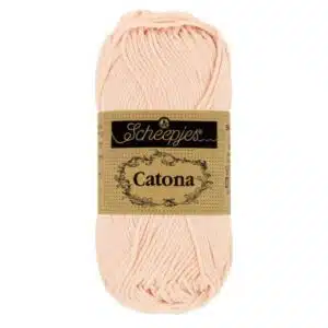 Coton Catona de Scheepjes 25g - 263 Pétale pêche